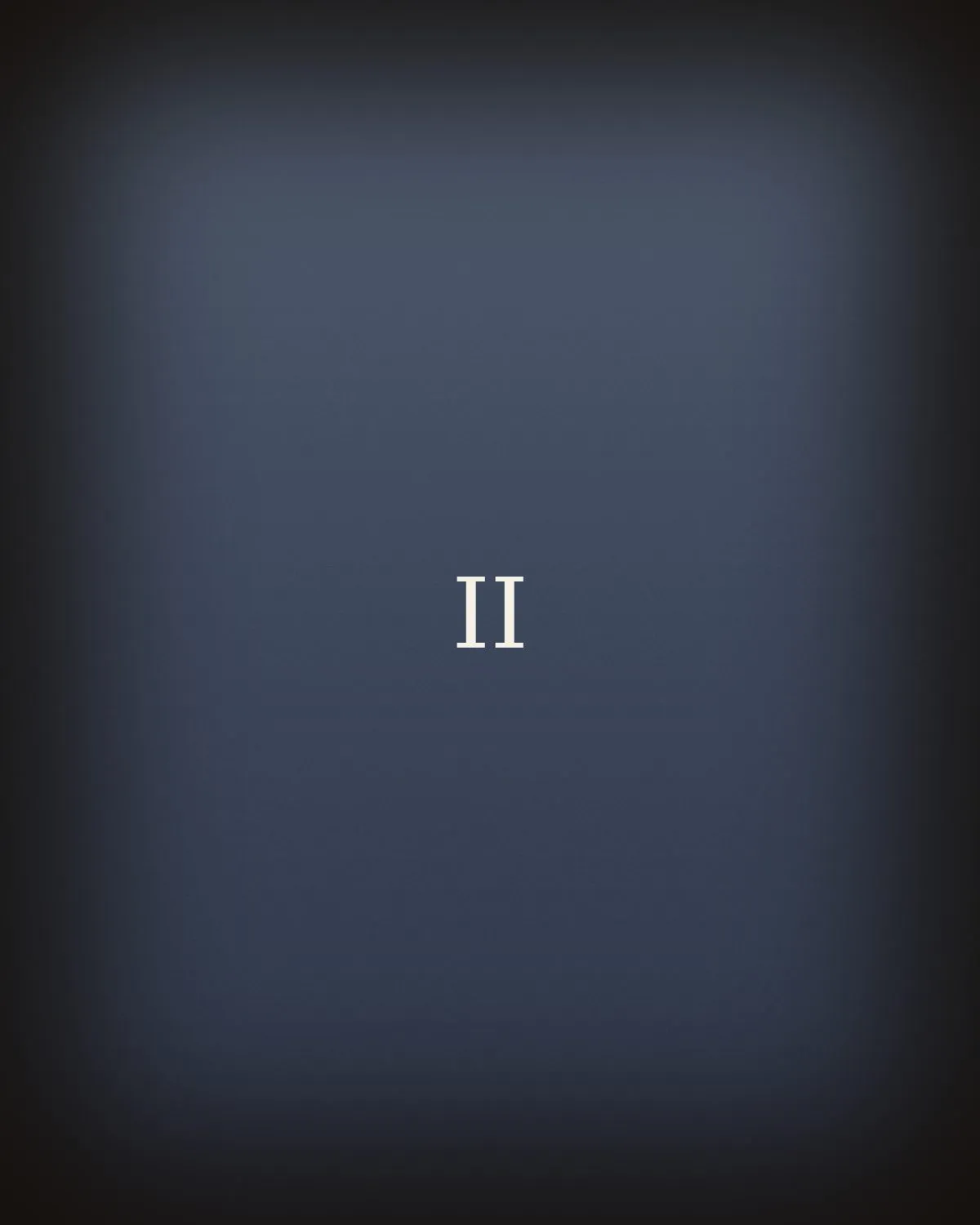 A deep indigo watercolor evoking evening light.